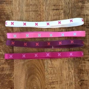 Set of 4 Hurley Headbands